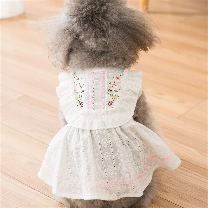 

Dog Summer Clothes Cat Puppy Dog Dress Chihuahua Yorkshire Shih Tzu Pomeranian Poodle Bichon Schnauzer Dog Clothing Pet Skirt