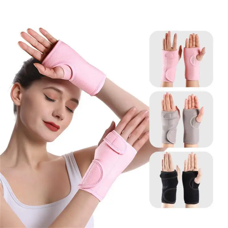 

Adjusted Gym Wristbands Sports Fixed Steel Plate Compression Wraps Wrist Guard Unisex Wrist Joint Gloves Sports Equipment Palm