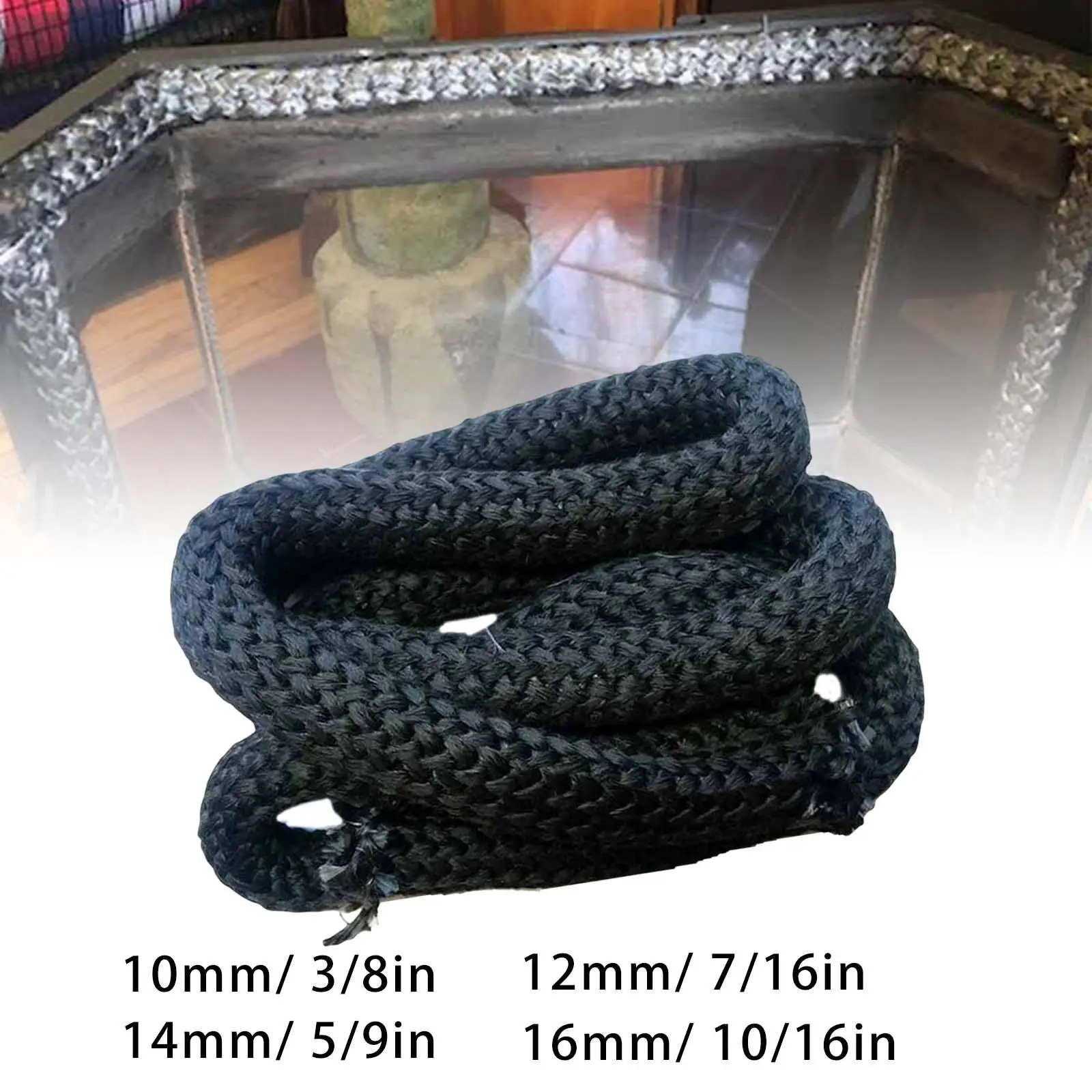 

Wood Door Gasket Black Gasket Cord Wooding Sealing Rope