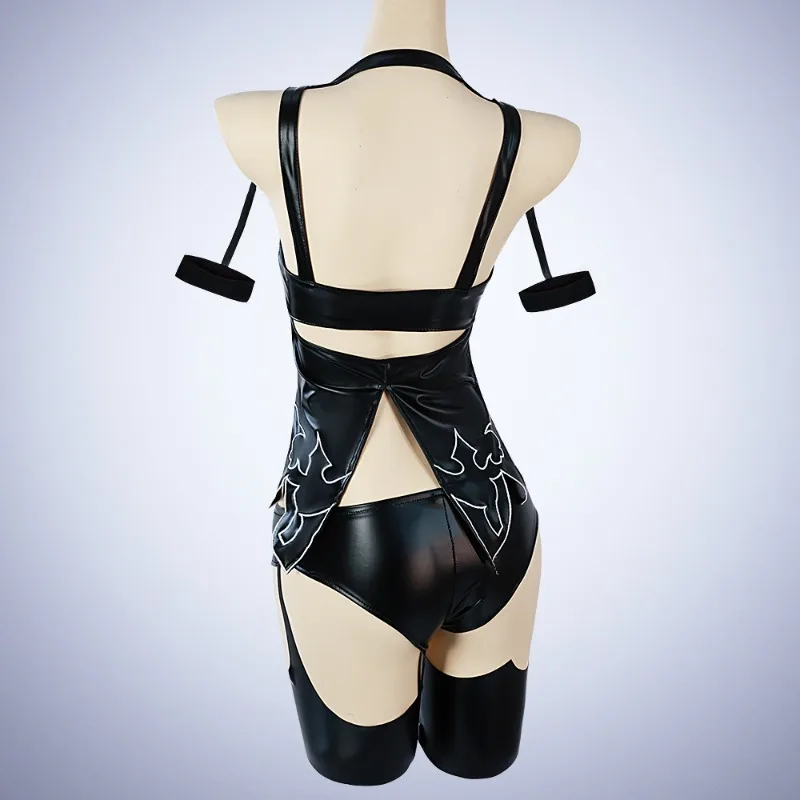 A2 Косплей Костюм Игра NieR:Automataa Черный Полный Комплект Для Женщин Девушка Хэллоуин