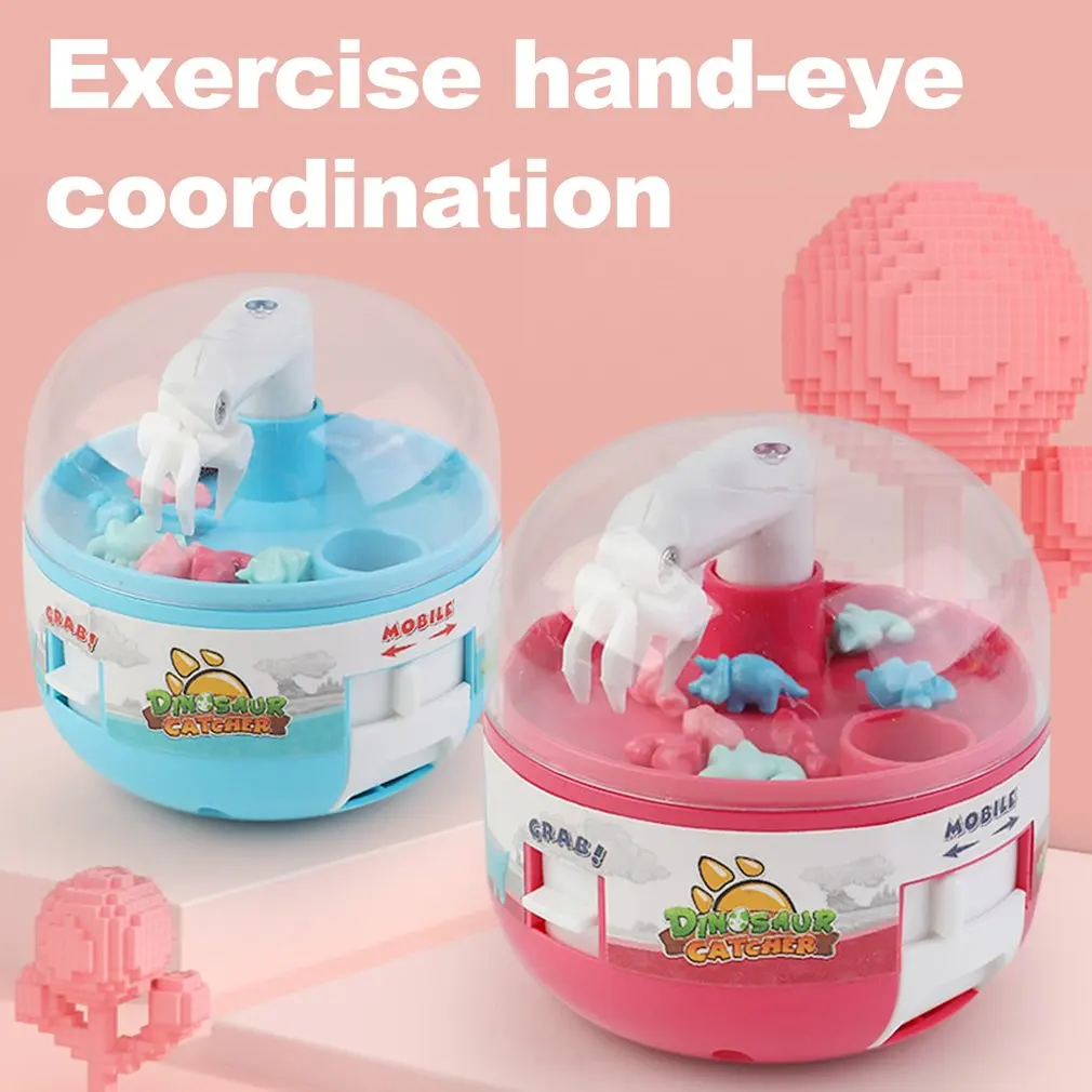 

Капсульная игрушка коготь машина поймать динозавра игра милый Ловец снятие стресса микро динозавр фигурки приз увеличить творчество для детей