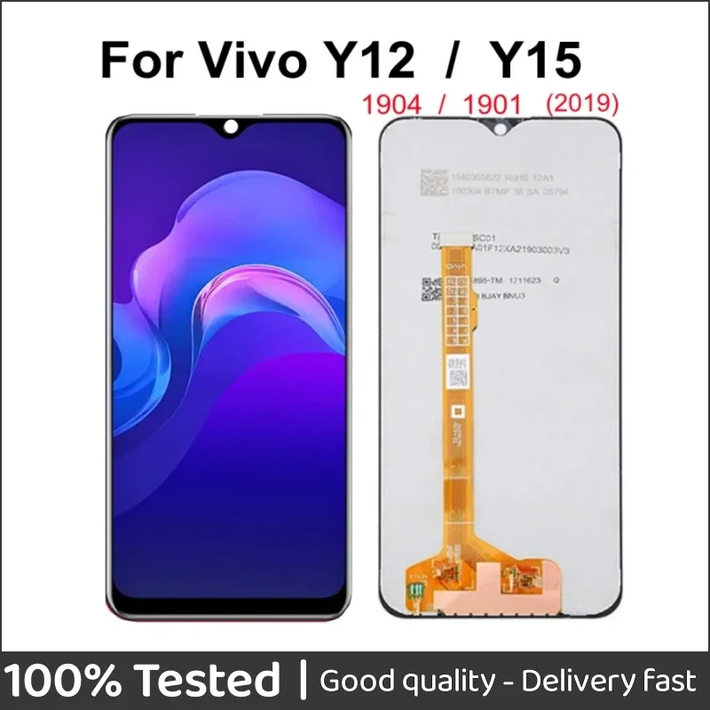 ЖК-дисплей 6 35 дюйма для BBK Vivo Y12 2019/Y15 1904 2019