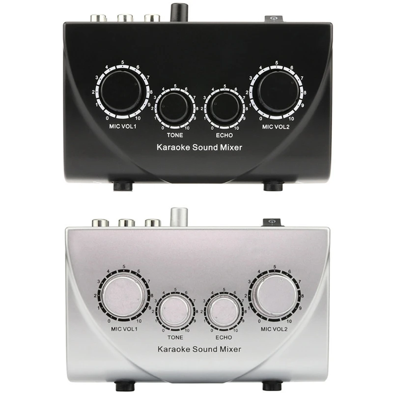 

Portable Karaoke Sound Mixer Professional Echo Mixer Digital System Device for Speaker