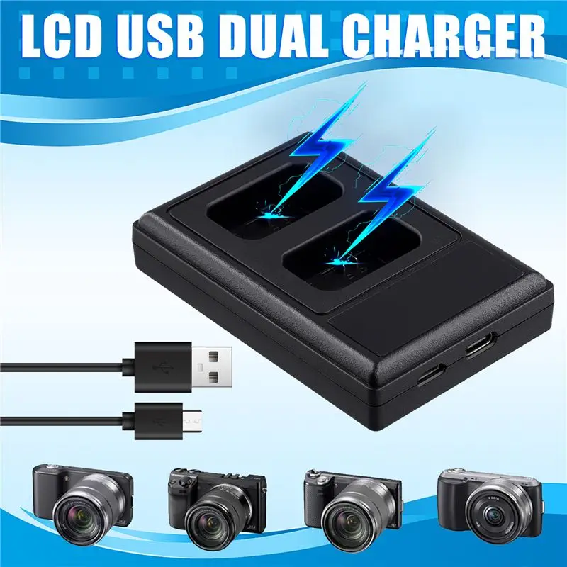 Сетевой USB-кабель с двумя портами Type-C для зарядки аккумуляторов Sony NP-FW50BN1BX1FM50FZ100 (art.: 3920d87fabe01) - 3920d87fabe01