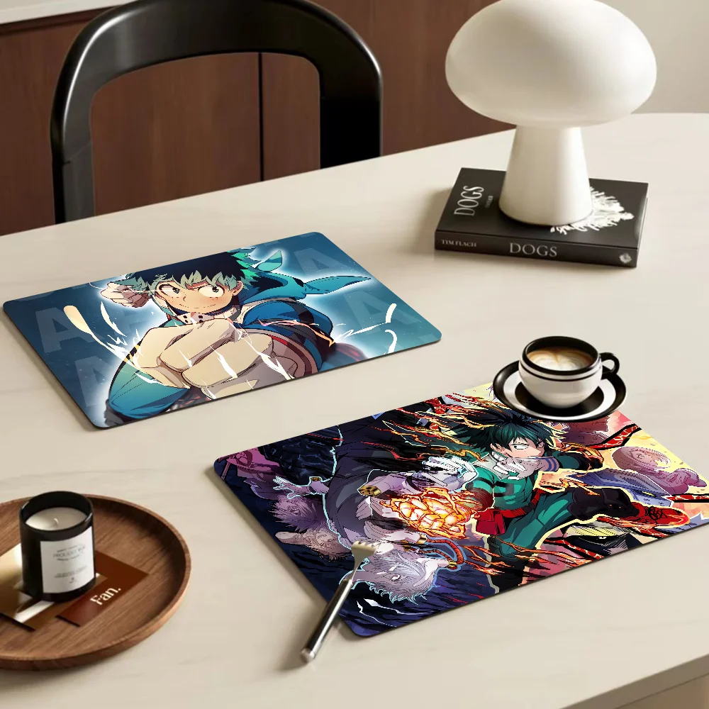 My Hero Academia Midoriya Izuku Кухонный Коврик С Кофейной Тематикой Быстросохнущий