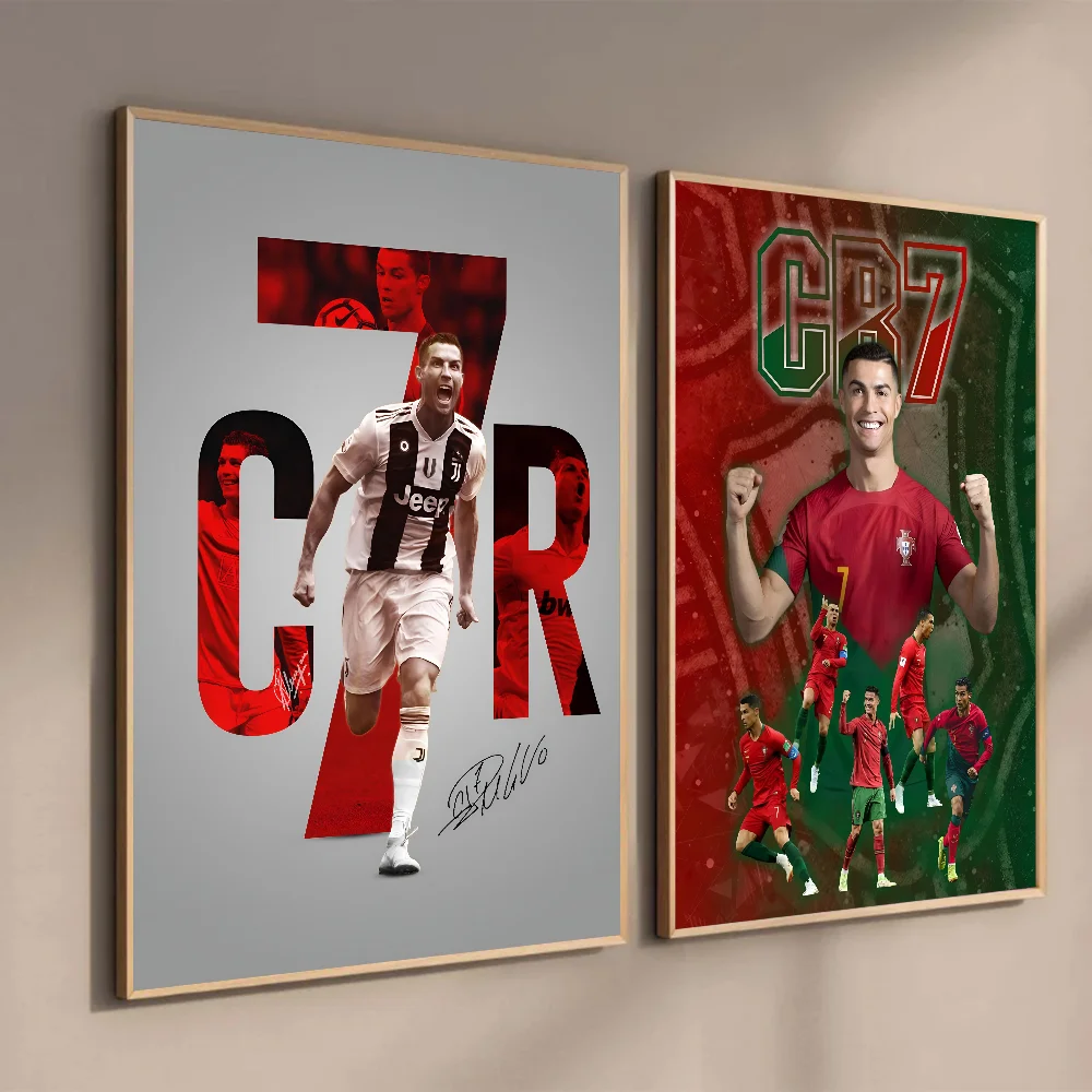 C-Cristiano R-Ronaldo CR7 Poster Paper Print Home Living Room Bedroom Entrance Bar Cafe Art Painting Decoration