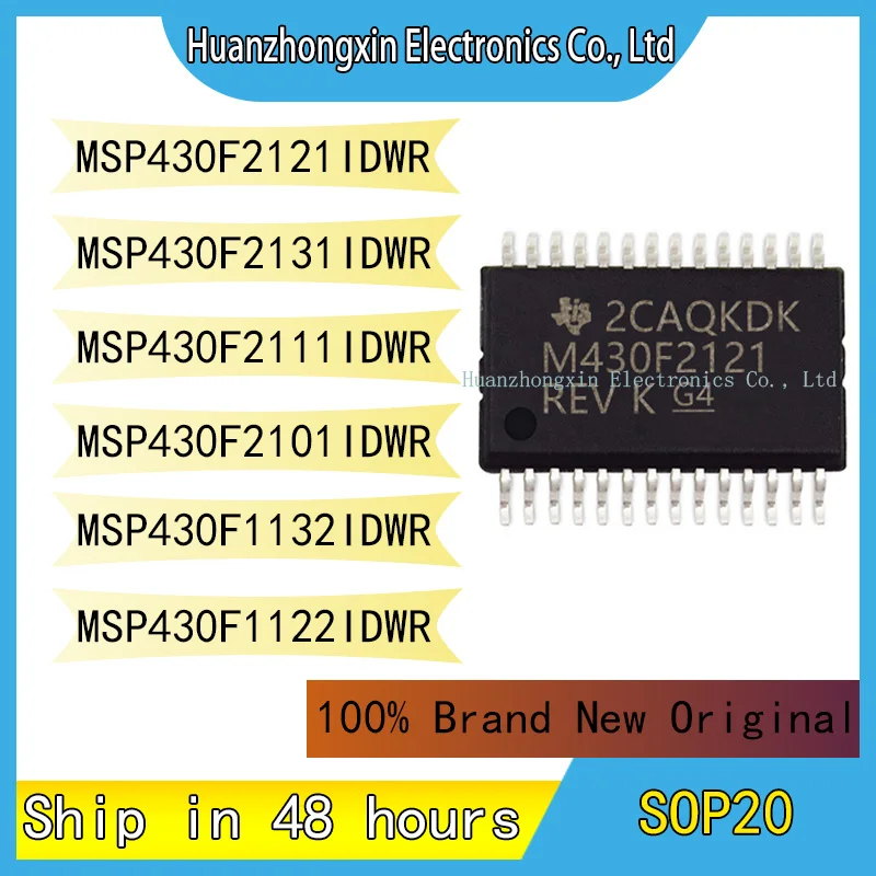 

MSP430F2121IDWR MSP430F2131IDWR MSP430F2111IDWR MSP430F2101IDWR MSP430F1132IDWR MSP430F1122IDWR SOP20 MCU Integrated Circuit