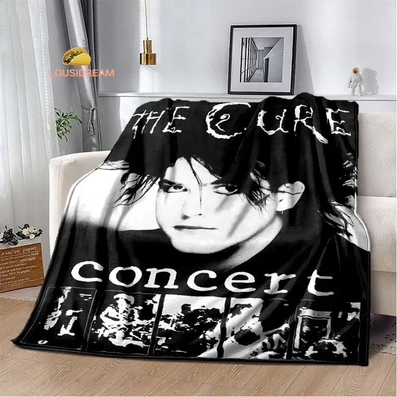 Фланелевое теплое одеяло с логотипом Rock Band T-The Cure ретро кровать спальня гостиная