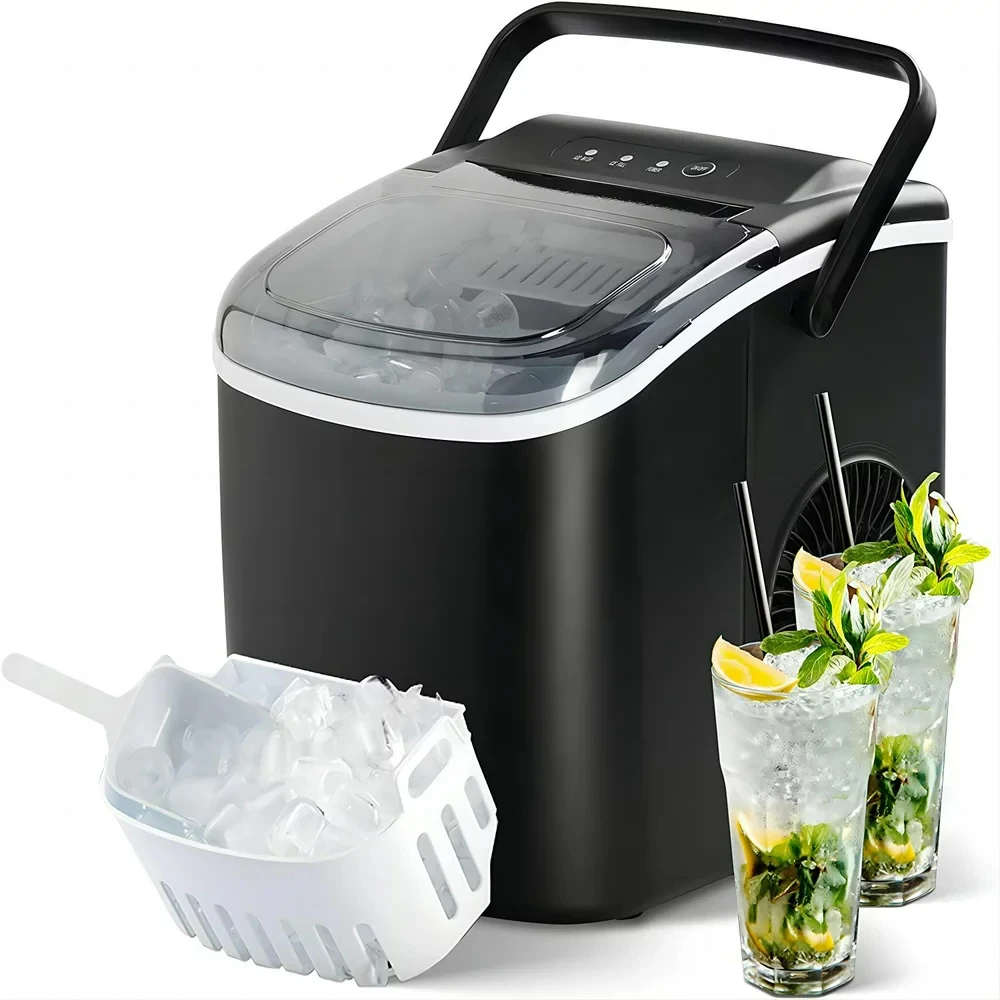 

Ice Maker Countertop 26 lbs, Black