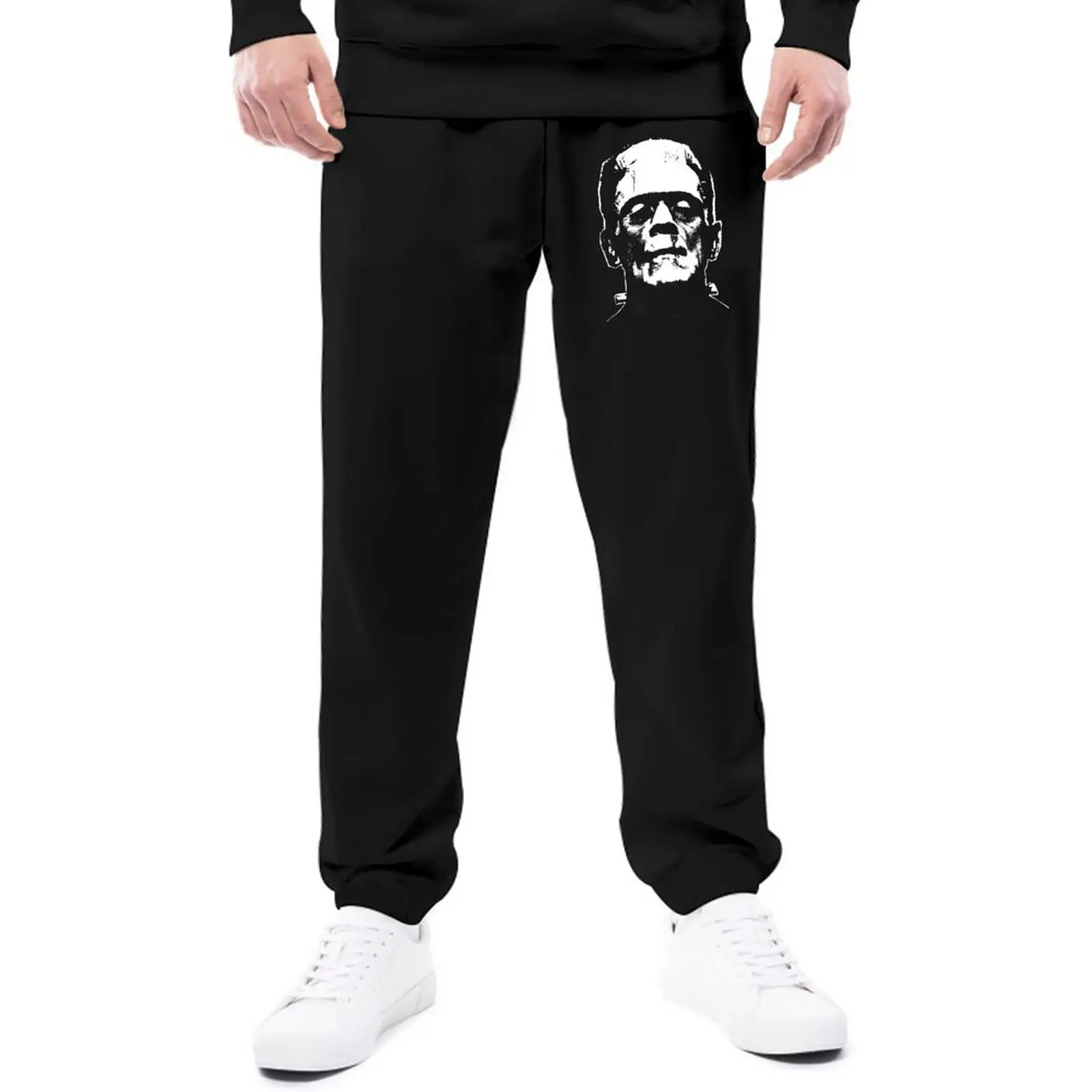 

Спортивные брюки унисекс Frankenstein, Новые эстетические брюки, весенние элегантные повседневные брюки с принтом, размера плюс 3XL