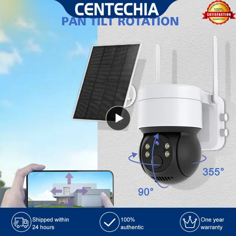 

Voice Alarm Surveillance Cameras 4600mah Security Protection Waterproof Night Vision Video Surveillance Cameras Smart Home Ir