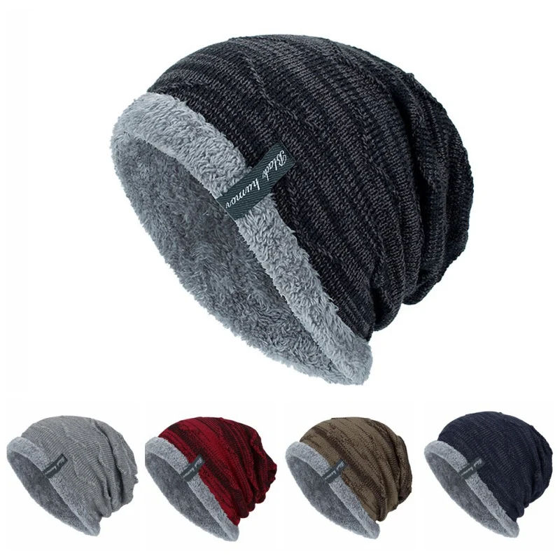 

Winter Plush Keep Warm Hats Acrylic Comfortable Men Women Outdoor Running Cycling Camping Hiking Caps Elastic Ear Cover Caps