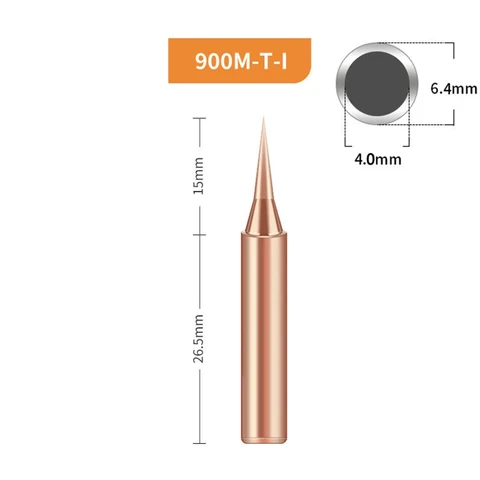 Жала для паяльника из чистой меди 900M-T 4 мм, подходят для пайки с низкой температурой, для пайки и перетаскивания