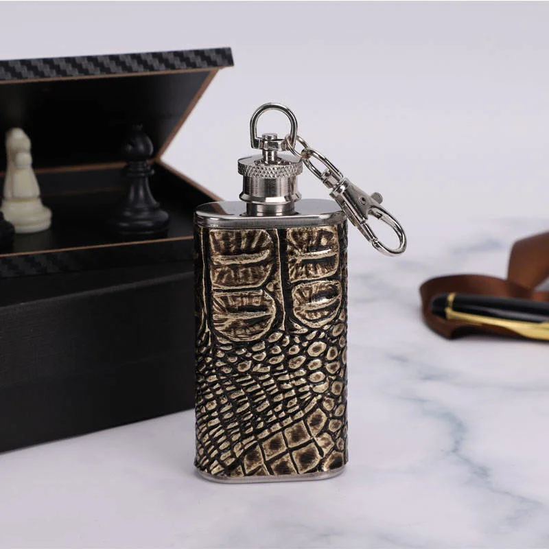 

Маленький винный чайник из нержавеющей стали, 2 унции, 1, два мини-походных портативных плоских винных чайника, бутылка для воды