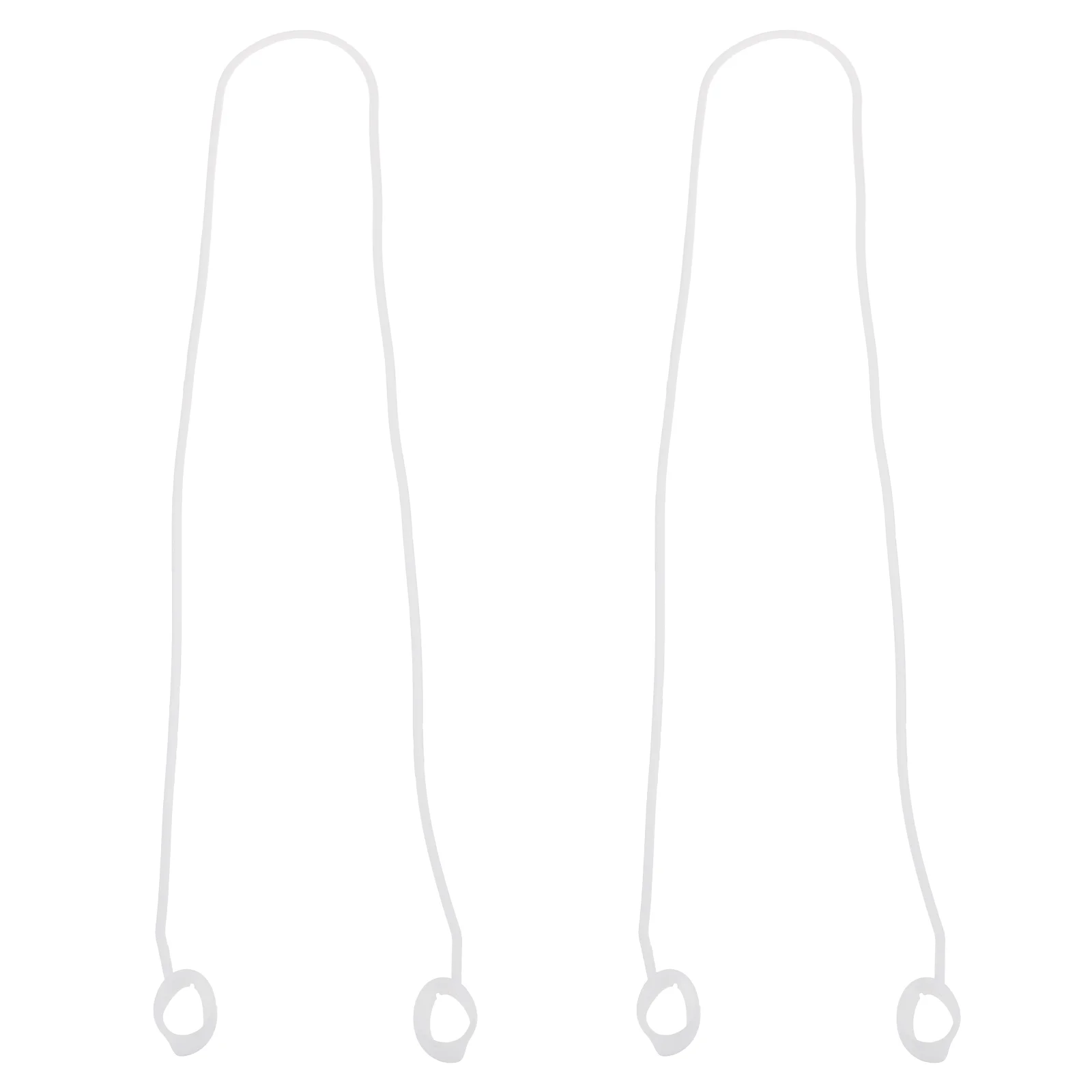 

6 Pcs Wireless Earphone Earbuds Cord Earphone Silicone Leash String