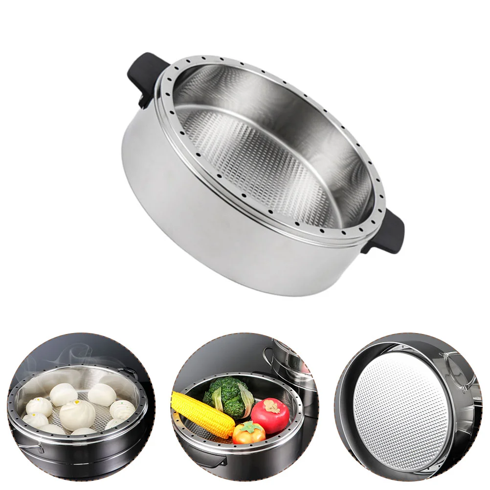 

Cooking Multi-function Reusable Stainless Steel Steaming Basket Steamer for Kitchen Daily