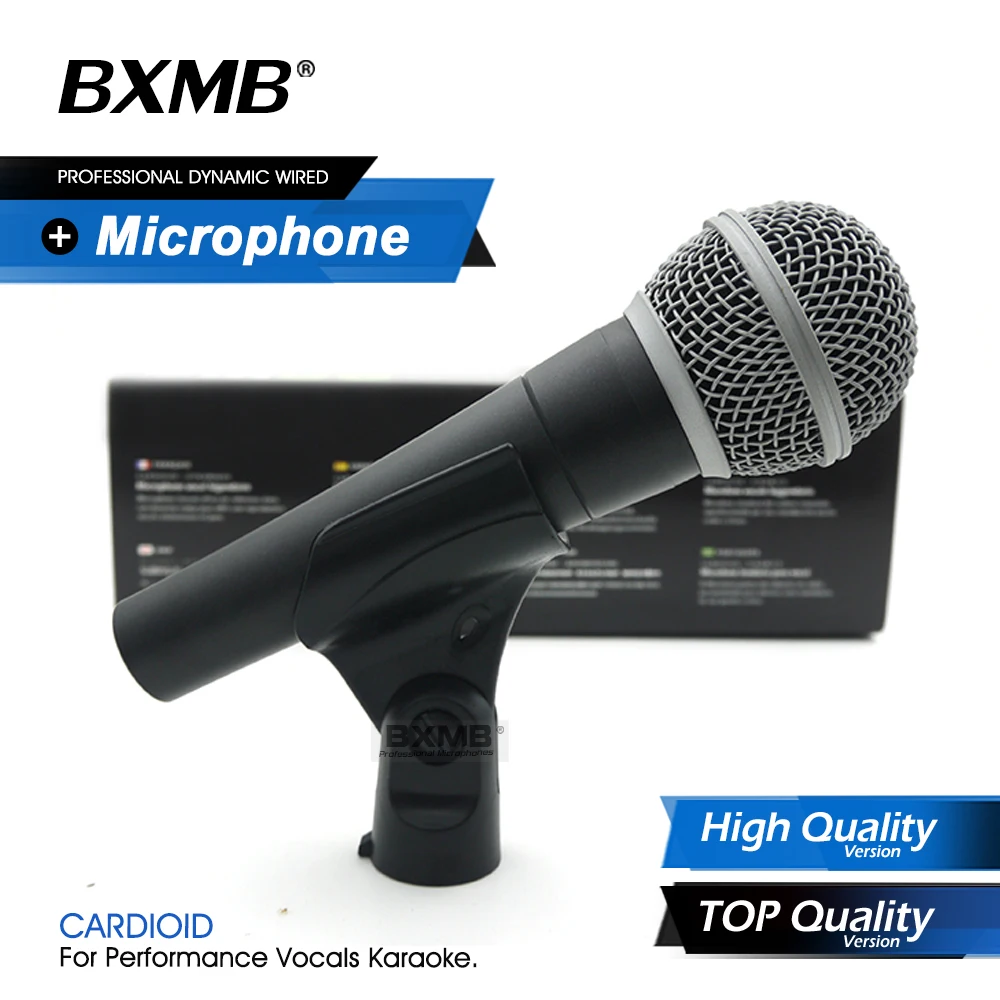 

Top Quality Professional SM Dynamic 58LC 58S Wired Microphone with Real Transformer For shure Performance Live Vocals Karaoke