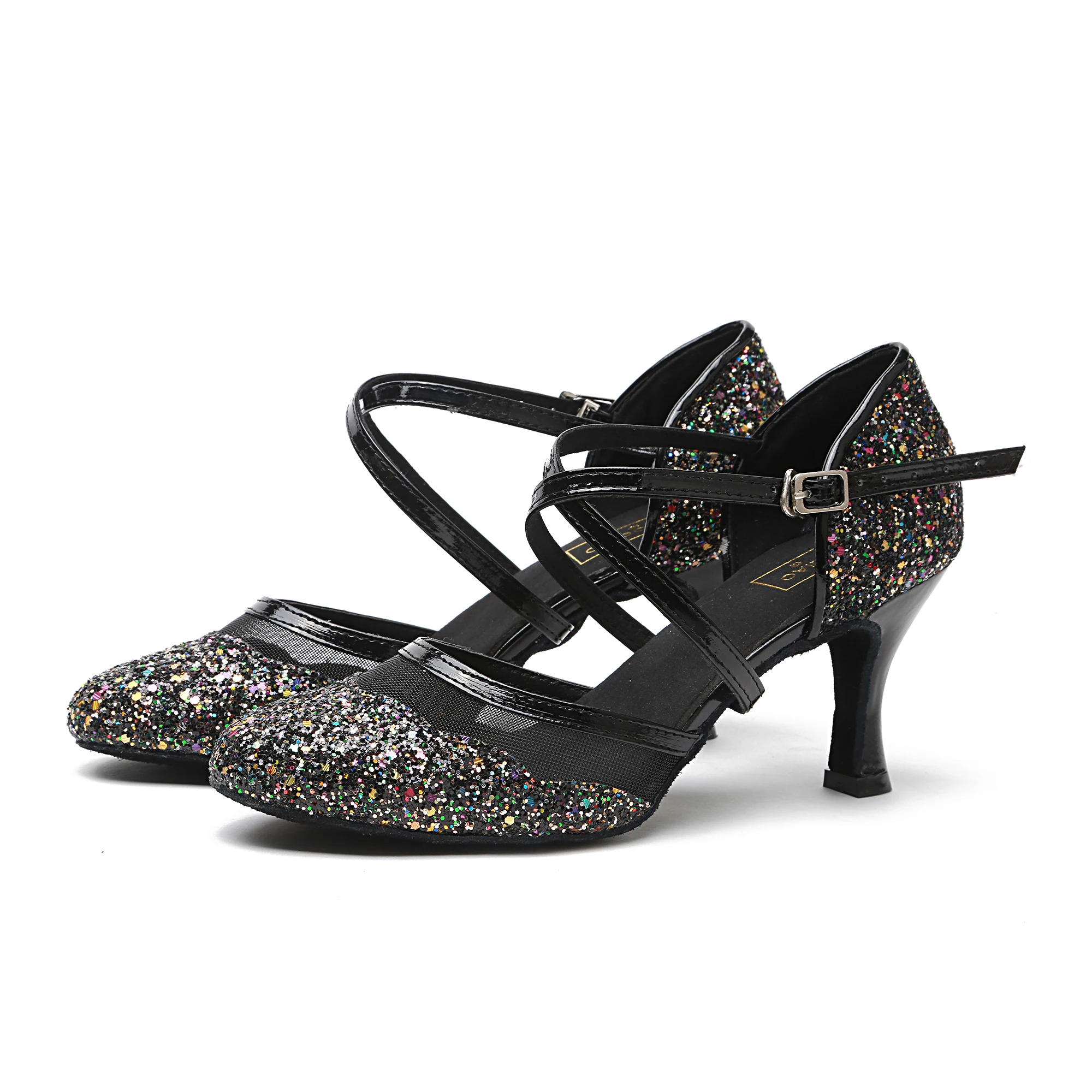 Danc Shoe for Woman Latin Dance Shoes For Women Salsa Dancing Shoes Women's Ballroom Dance Sandal High Heels Customize Height