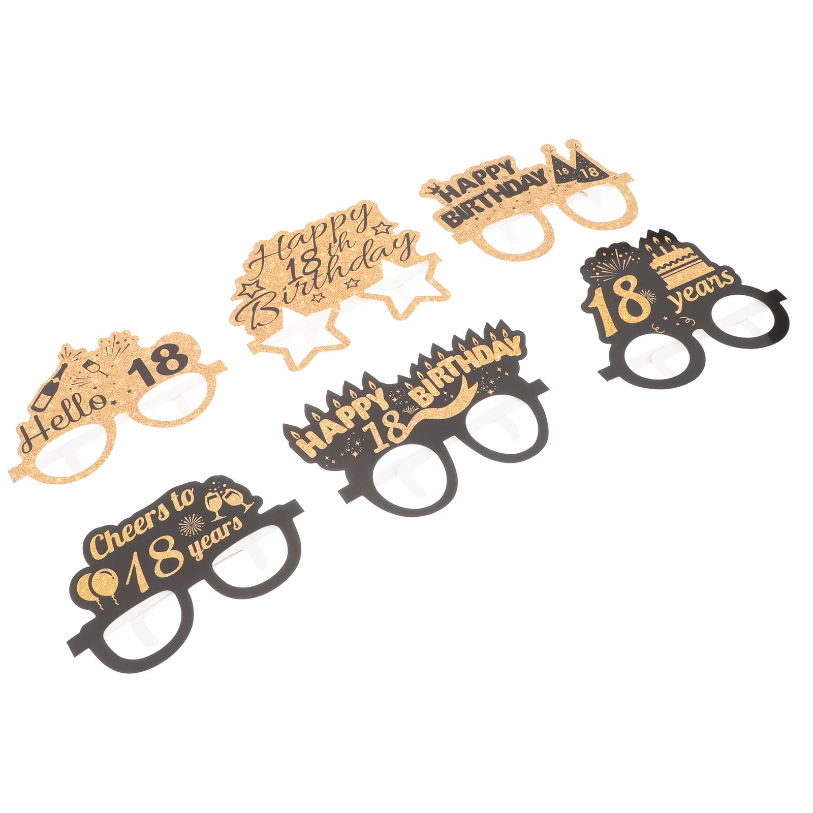 

Birthday Party Glasses 18Th Eyeglasses Sunglasses Gifts Props Photo Husband Decorations Paper 50Th Men Eyewear Novelty Happy