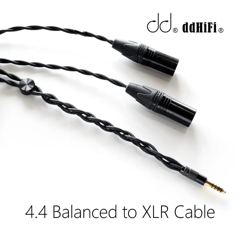 

DD DdHiFi DIY-XLR44A Balanced 4.4 To XLR 3pin Analog Cable, Hi-res Music Player Cable To Speakers