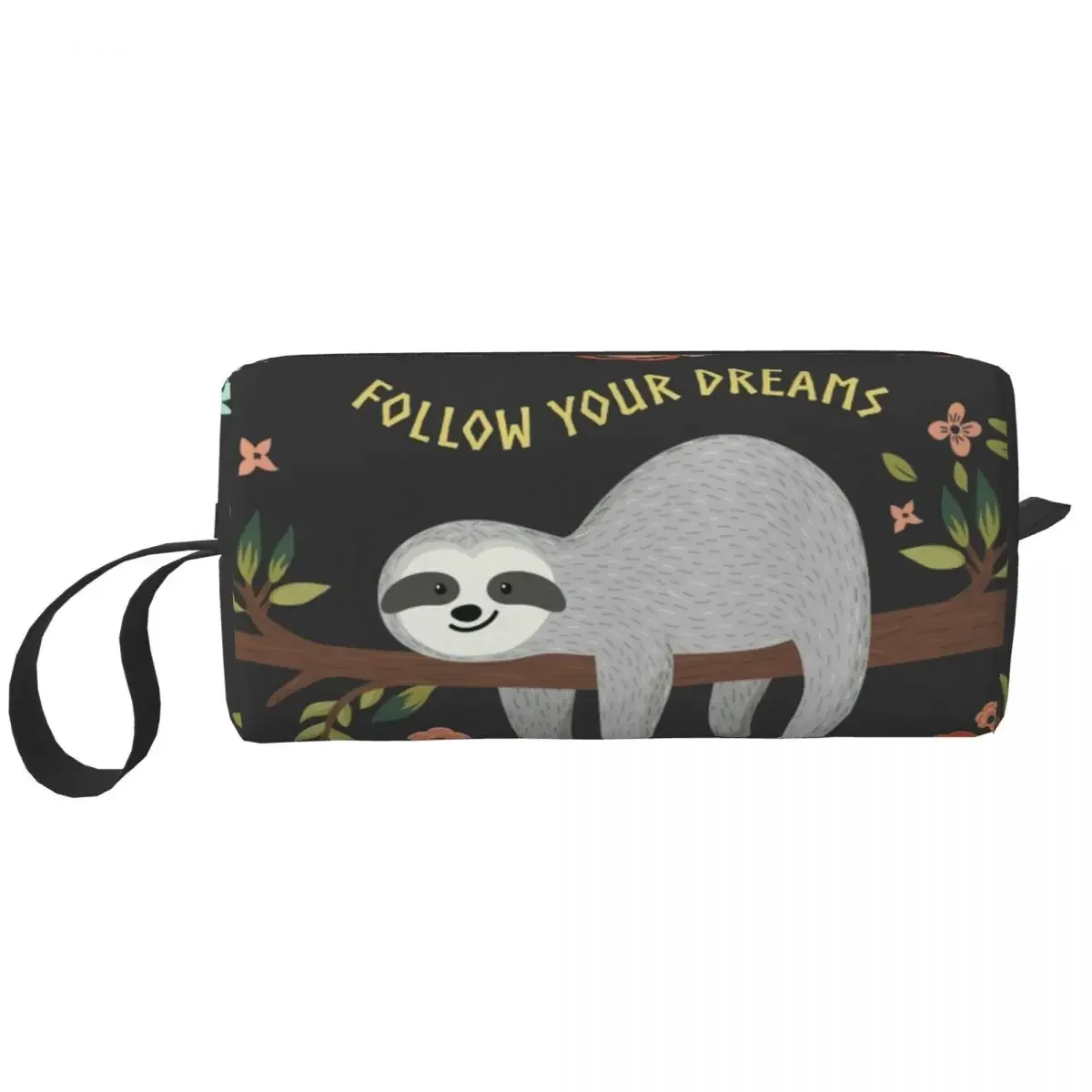 Индивидуальная Милая дорожная косметичка с долгим узором Женская кавайная