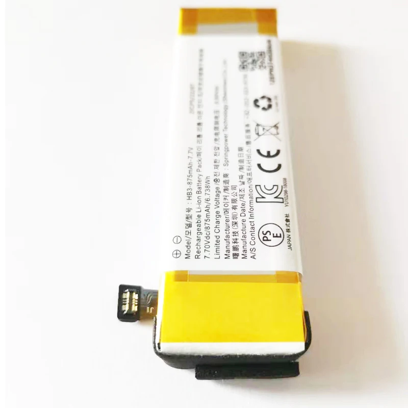 Новая замена аккумулятора 7,7 В HB3-875mAh для камеры DJI Osmo Pocket 2 Pocket2 OT-210 с подвижной ручкой Gimbal Camera DIY Install.