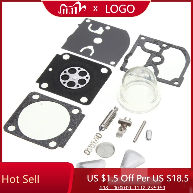 Trimmer Carburetor Carb Rebuild Kit For ZAMA RB-100 STIHL HS45 FS55 FS38 BG45 Replace Fits Set