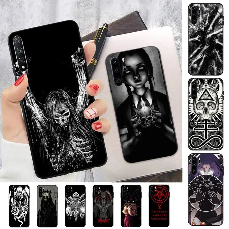 

Devil Satan Phone Case for Huawei P30 40 20 10 8 9 lite pro plus Psmart2019