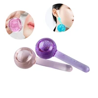 1pcs large beauty ice hockey energy beauty crystal ball facial cooling ice globes water wave for face and eye massage skin care