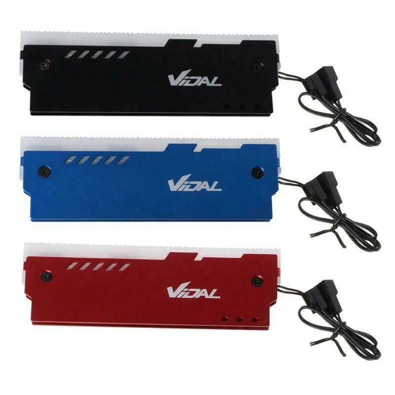 

Desktop Memory RAM RGB Heatsink Cooler Shell RGB Aluminum Cooling Vest For DIY PC Game DDR DDR3 DDR4