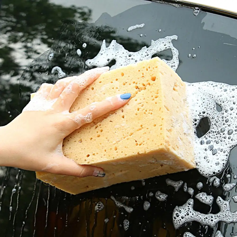 

17*10*9cm Car wash sponge block car motorcycle cleaning supplies large size Honeycomb sponge brush dusting car cleaning tool
