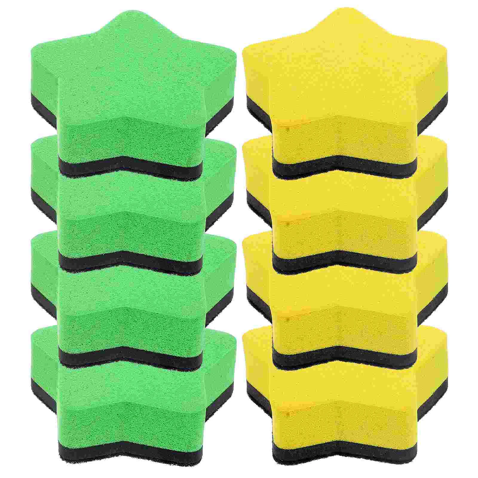 

8pcs Reusable Whiteboard Wipes Whiteboard Cleaning Tools Classroom Whiteboard Erasers