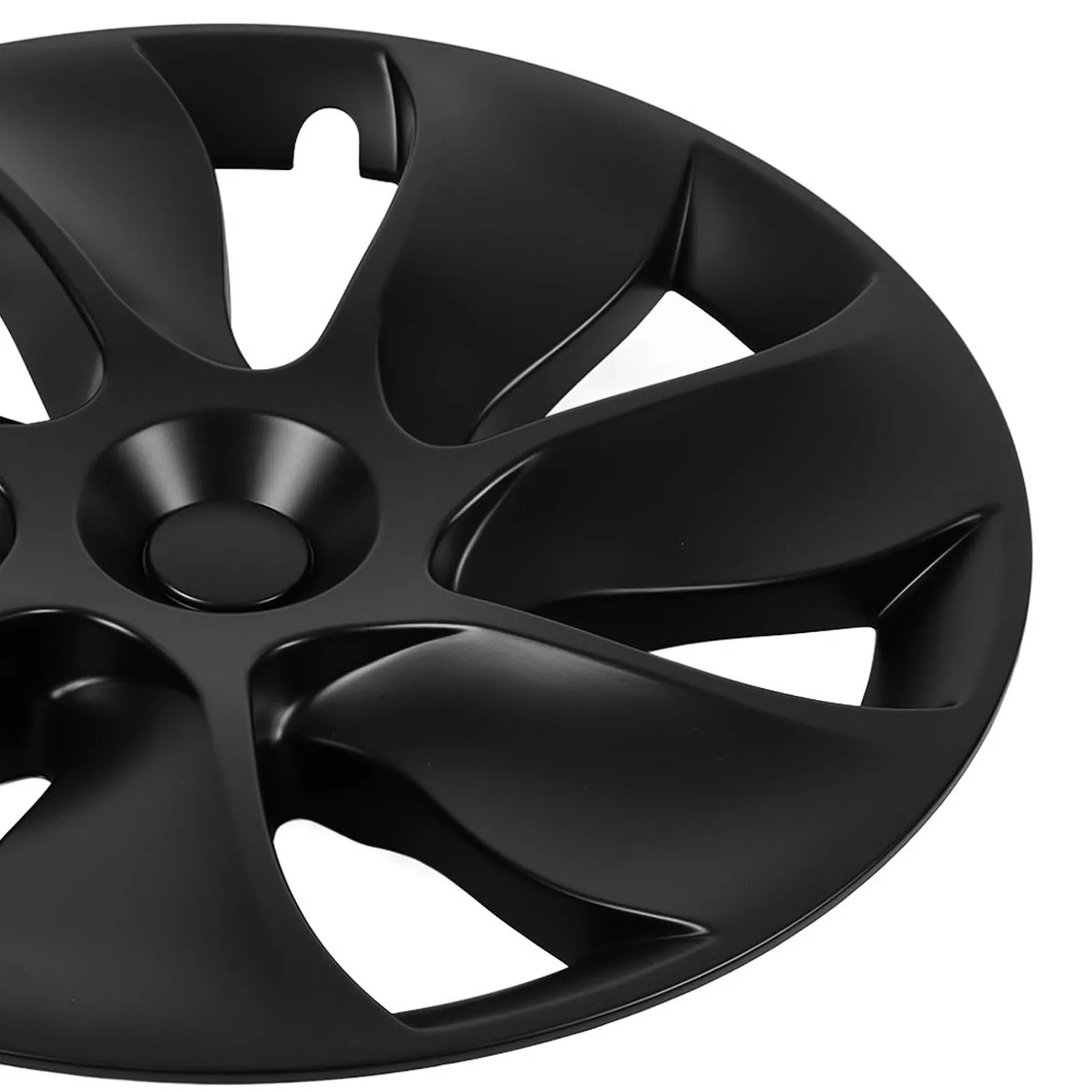 4 шт. 19-дюймовая крышка ступицы колеса матовая черная полностью обернутая