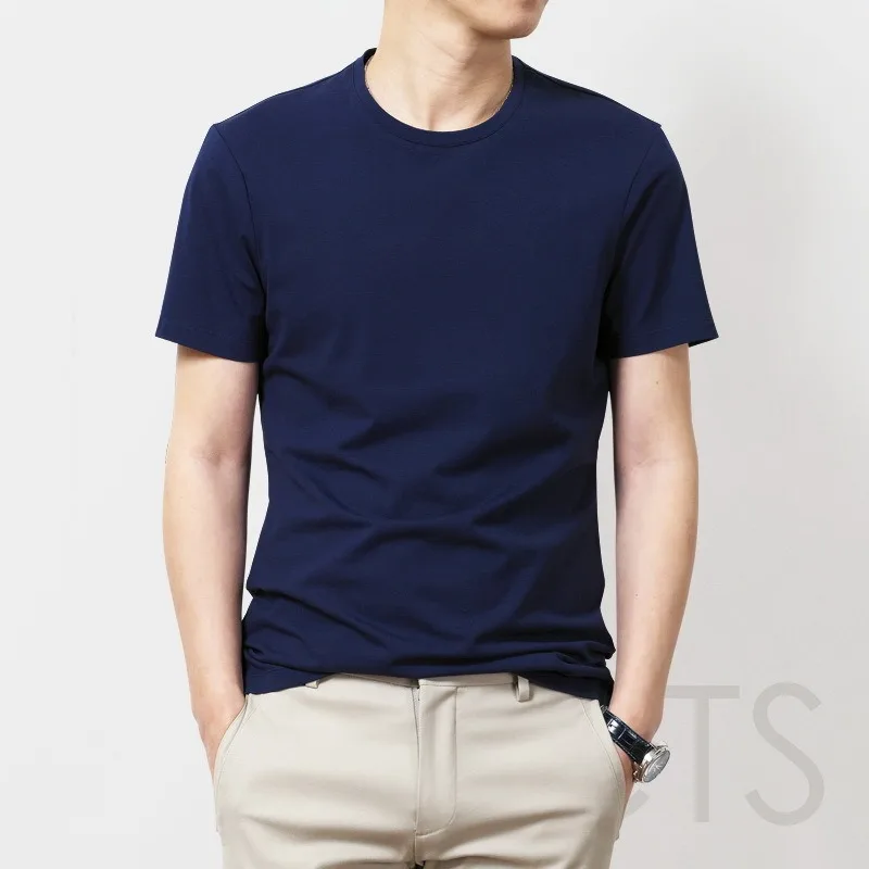 

Футболка мужская стрейчевая с V-образным вырезом, из лайкры