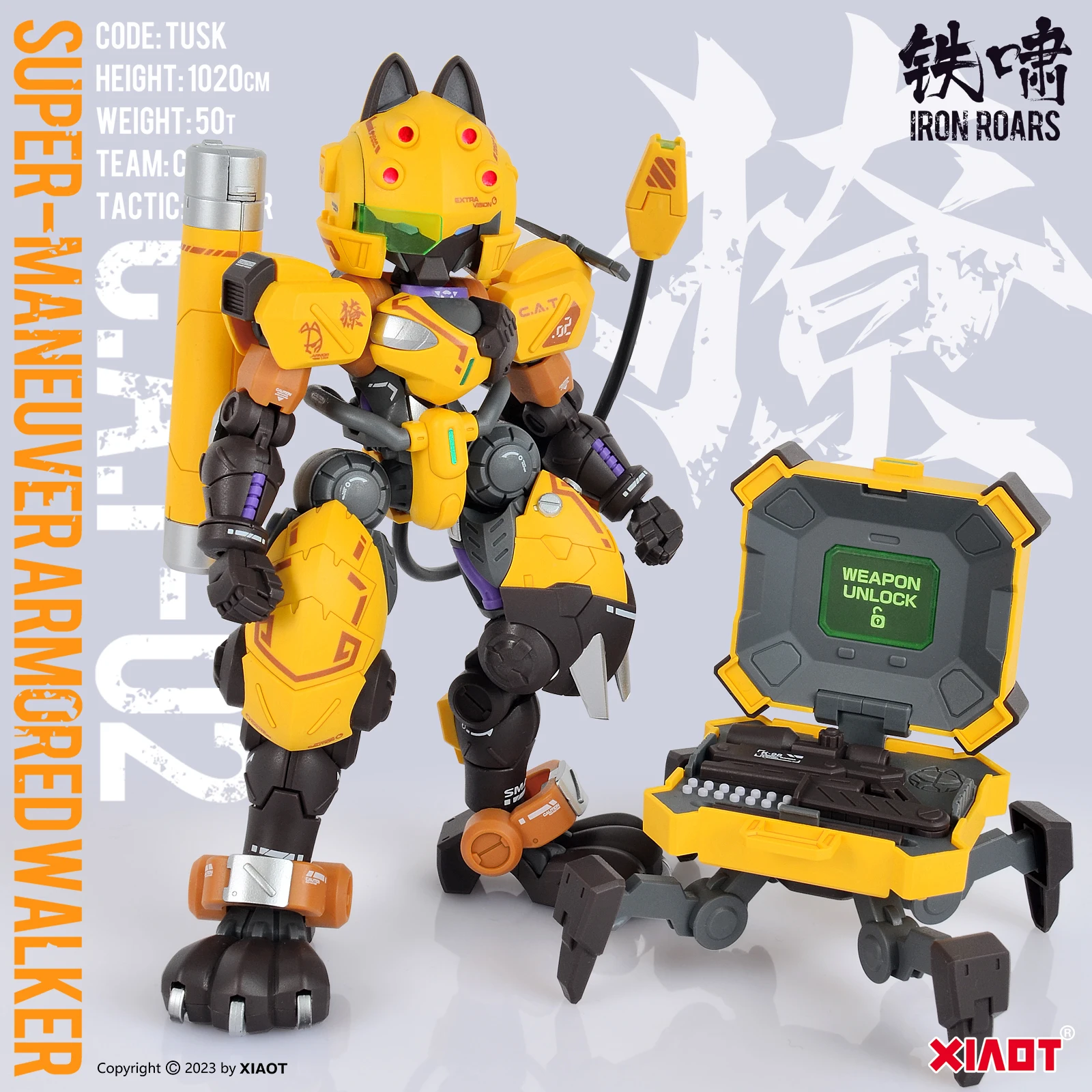 

Модель снайпера XIAOT Iron Xiao 1/60, супер маневренный двигатель C.a.t.02, тип Liao, Jaeger, снайперская кошка, сборные фигурки, модель