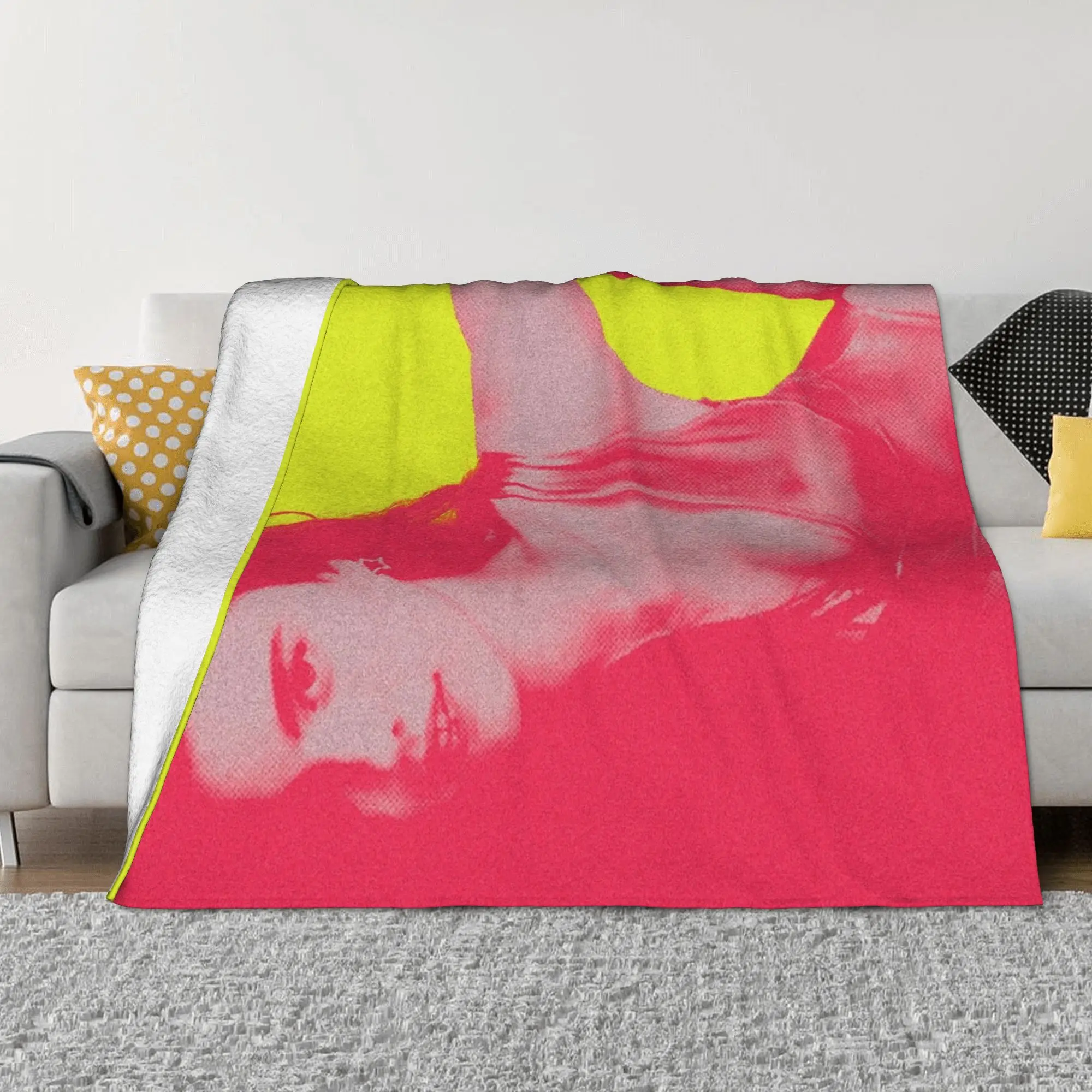 Одеяла The Substance Margaret Qualley шерстяные потрясающие мягкие пледы для домашнего