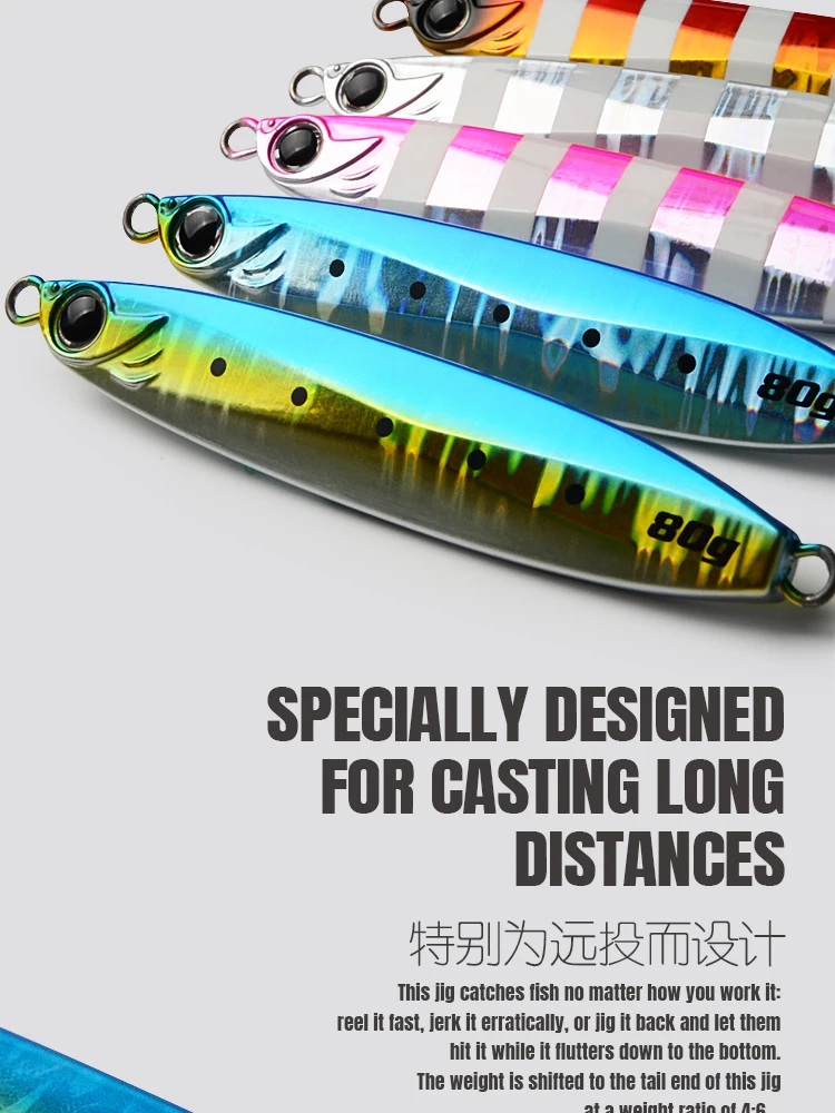 

XLURES Iron Plate, Luya Fake Bait, Slow Shaking and Fast Pumping, Spanish Mackerel Boat Fishing, Deep-sea Yellow Silver Carp