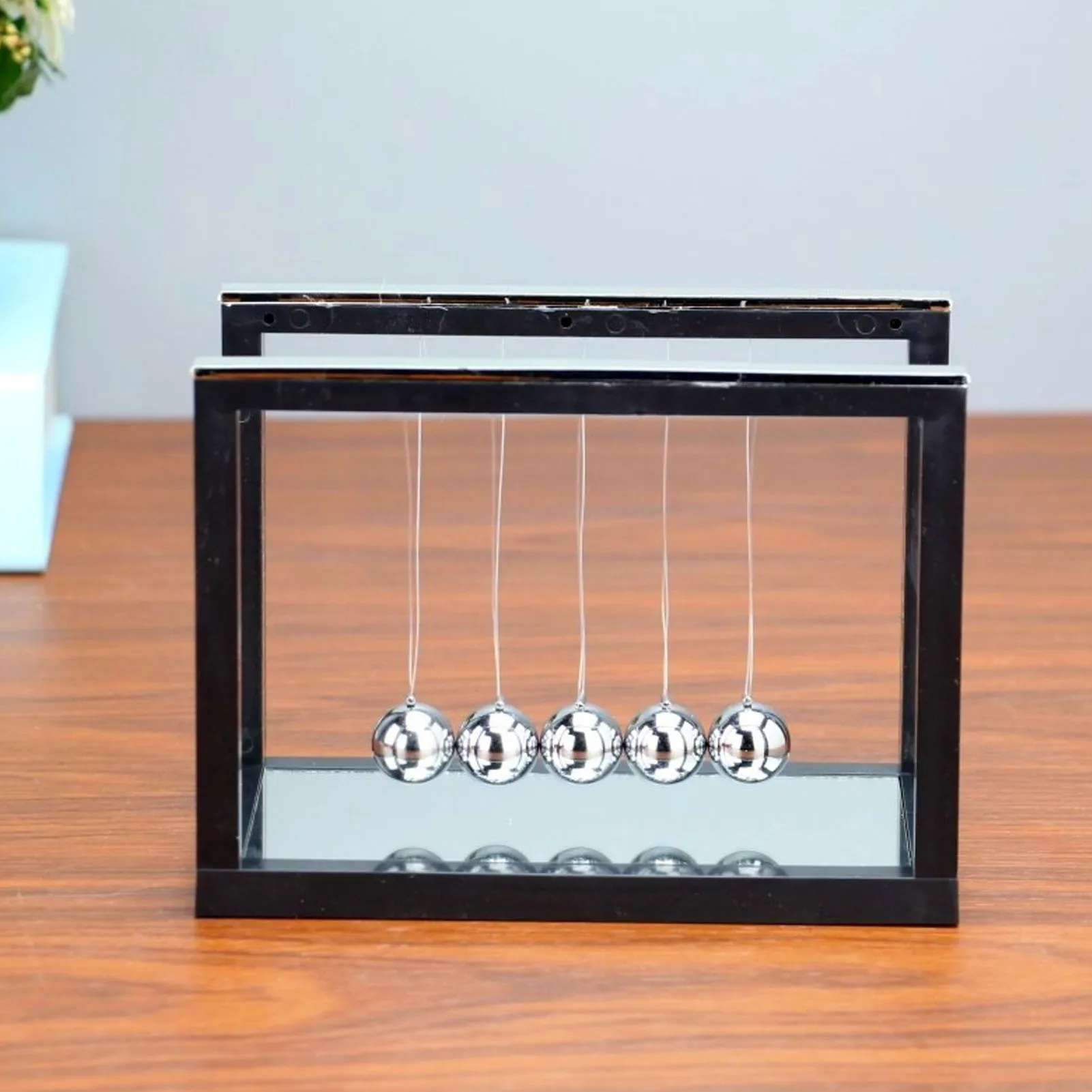 Колыбель Ньютона балансирующие шарики из нержавеющей стали рельефные для снятия