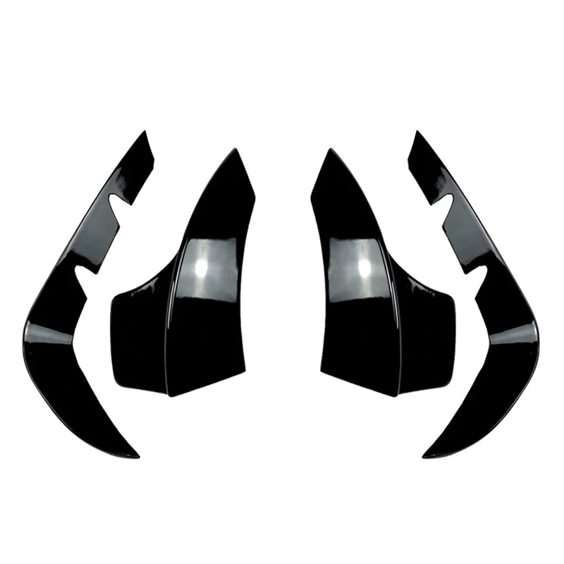 

Car Front Bumper Canards Spoiler Lip Side Splitters Car Accessories Black For Mercedes GLB Class X247 AMG 2019-2022