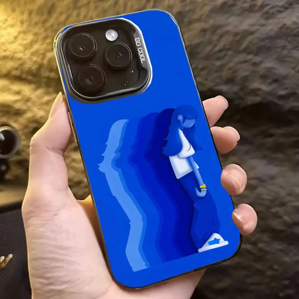 Ретро-чехол для телефона с эффектом размытия при движении для iPhone 17, 16, 15, 14, 13, 12, 11 Plus, Pro Max, XS, цветной серебристый чехол-накладка (art.: 3920db73fee47) - 3920db73fee47