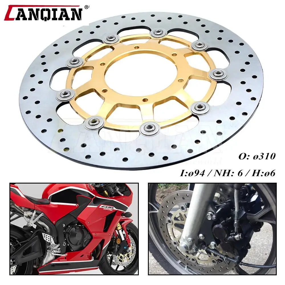 310mm Motorcycle Accessories Front Brake Disc Plate For HONDA CBR 600 CBR600 2007 2008 2009 2010 2011 2012 2013 Brake Rotors