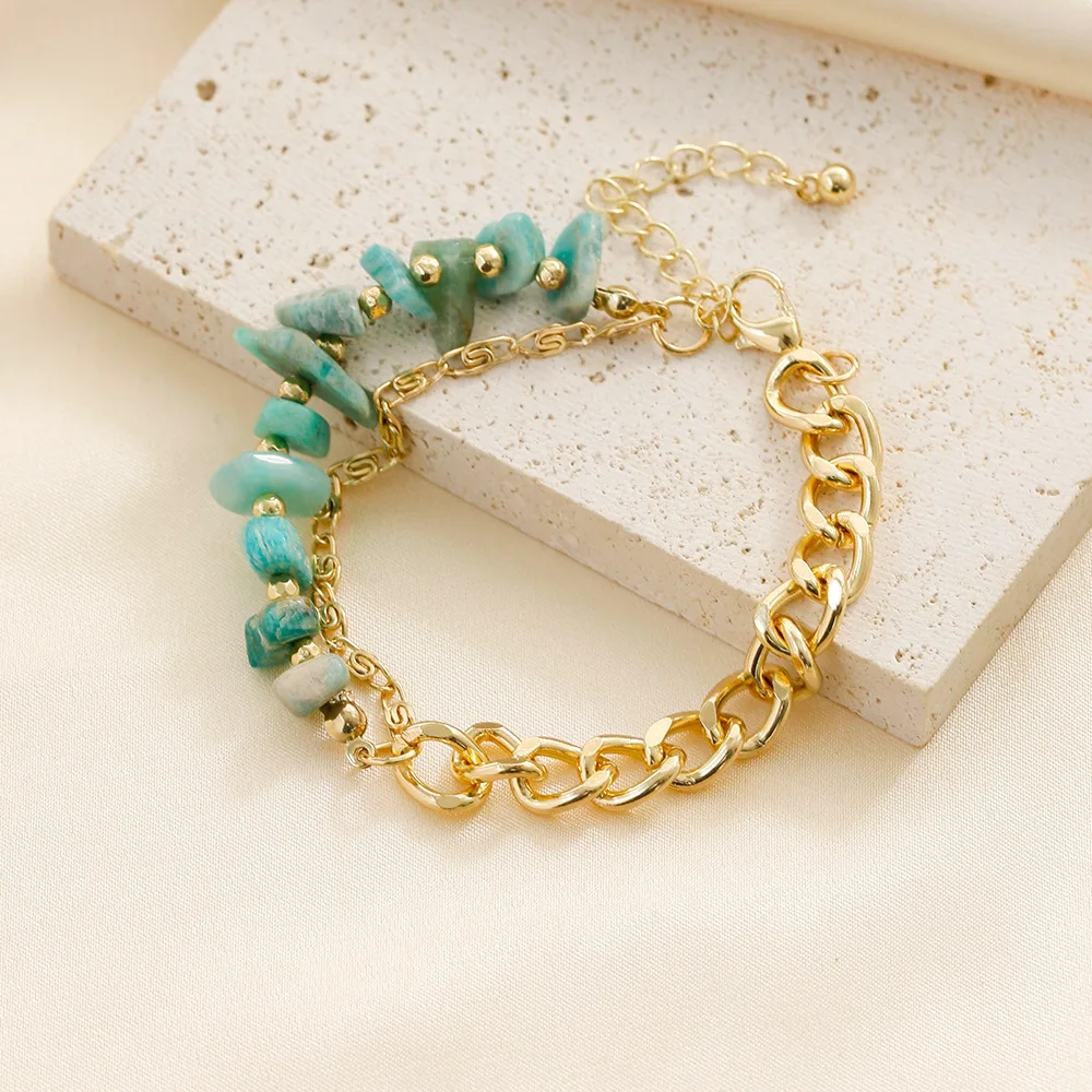 Женский браслет ручной работы из бисера с бусинами семян амазонита 2022 |