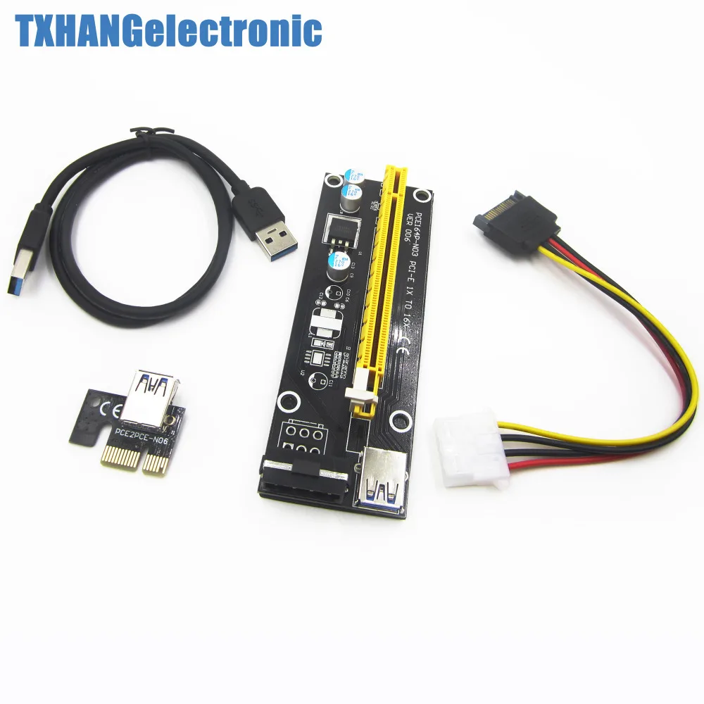 USB 3.0 PCI-E Экспресс-карта расширения с кабелем расширения 1x до 16x портативная электроника