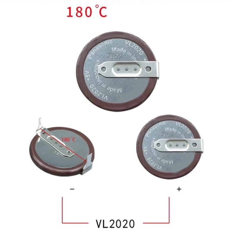 Литиевая батарея 20 мм для дистанционного управления автомобильными ключами