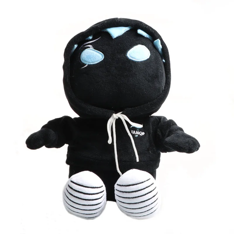 

20 см Tanqr плюшевая игрушка мультяшная фигурка кукла милая игра игрушка мягкая черная кукла для детей подарок на день рождения Поклонники кол...