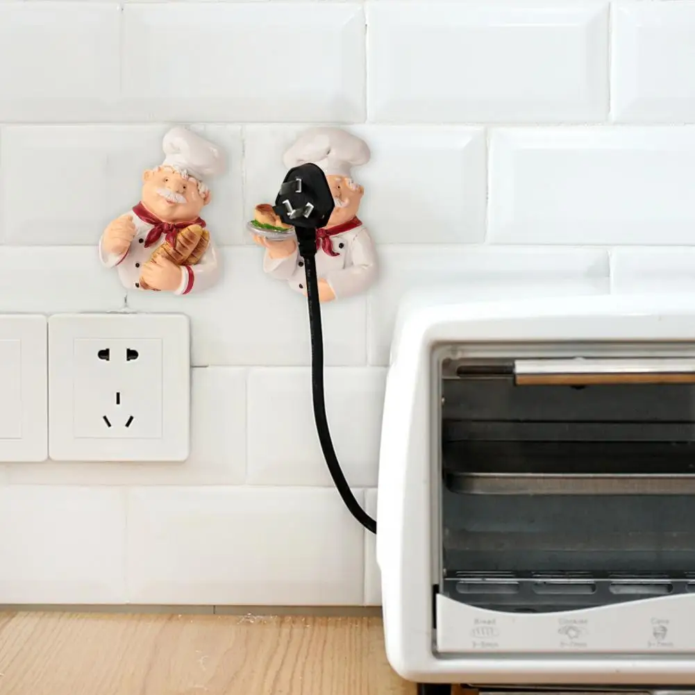 

Многофункциональный прочный клейкий стеллаж для шеф-повара с милым мультяшным рисунком для дома