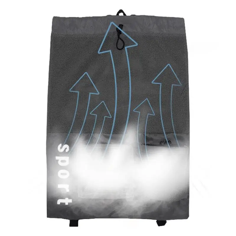 

Сумка на шнурке, водонепроницаемая сетчатая тренировочная сумка Gymsack, сумка большого размера на шнурке, спортивный рюкзак для хранения с ка...