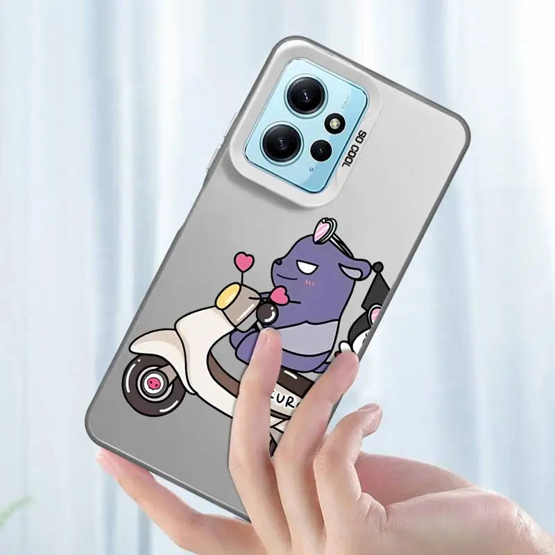 phone case for Xiaomi Redmi Note 13 5G 11 Pro Plus 13C 10S 12 9S Protective Sleeve TPU Cover funda Fashion Trend Kurome Bakus