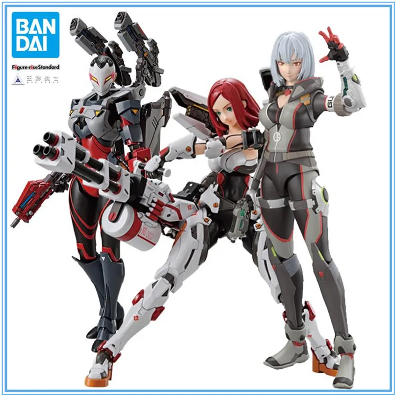 

Original Bandai Figure-rise Standard Ace Force IKAWA SAKURA SPARK & BUTTERFLY PVC Action Figures Collection Model Toy Gift