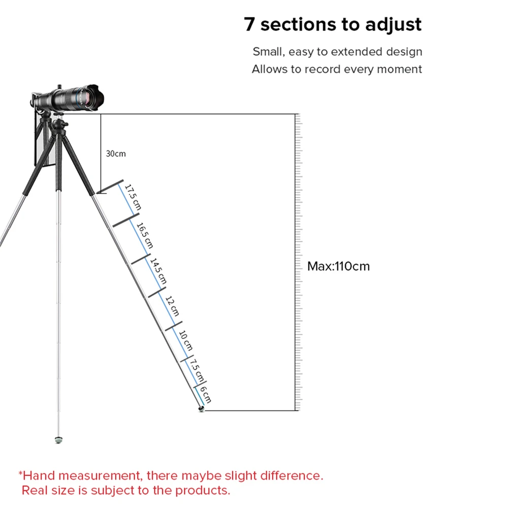 Трипод для сотового телефона APEXEL монокулярный Монокуляр Универсальный штатив
